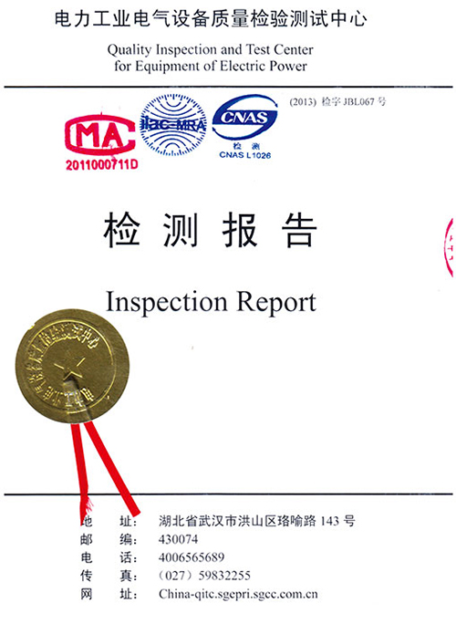檢驗(yàn)報告