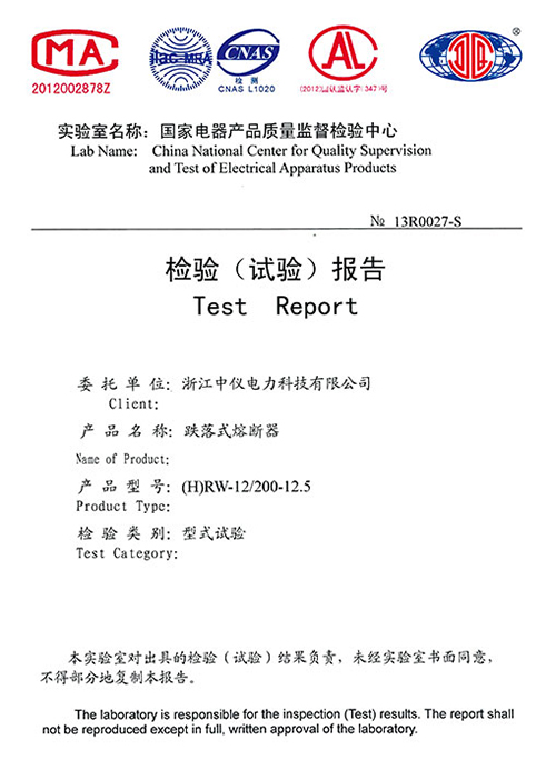 檢驗(yàn)報告